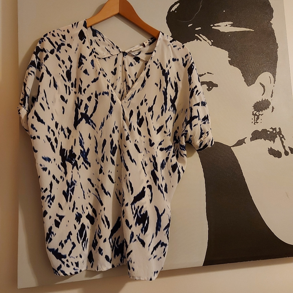 MERCER & MADISON 100% silk blouse/tunic